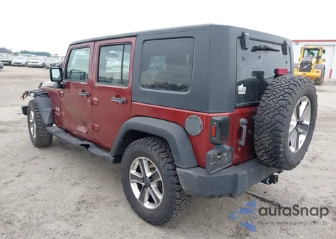 2007 Jeep Wrangler Unlimited X from USA, damaged, VIN 1J4GB39167L106798